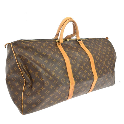 Louis Vuitton Keepall Monogram, Brown, Canvas, Travel Bag