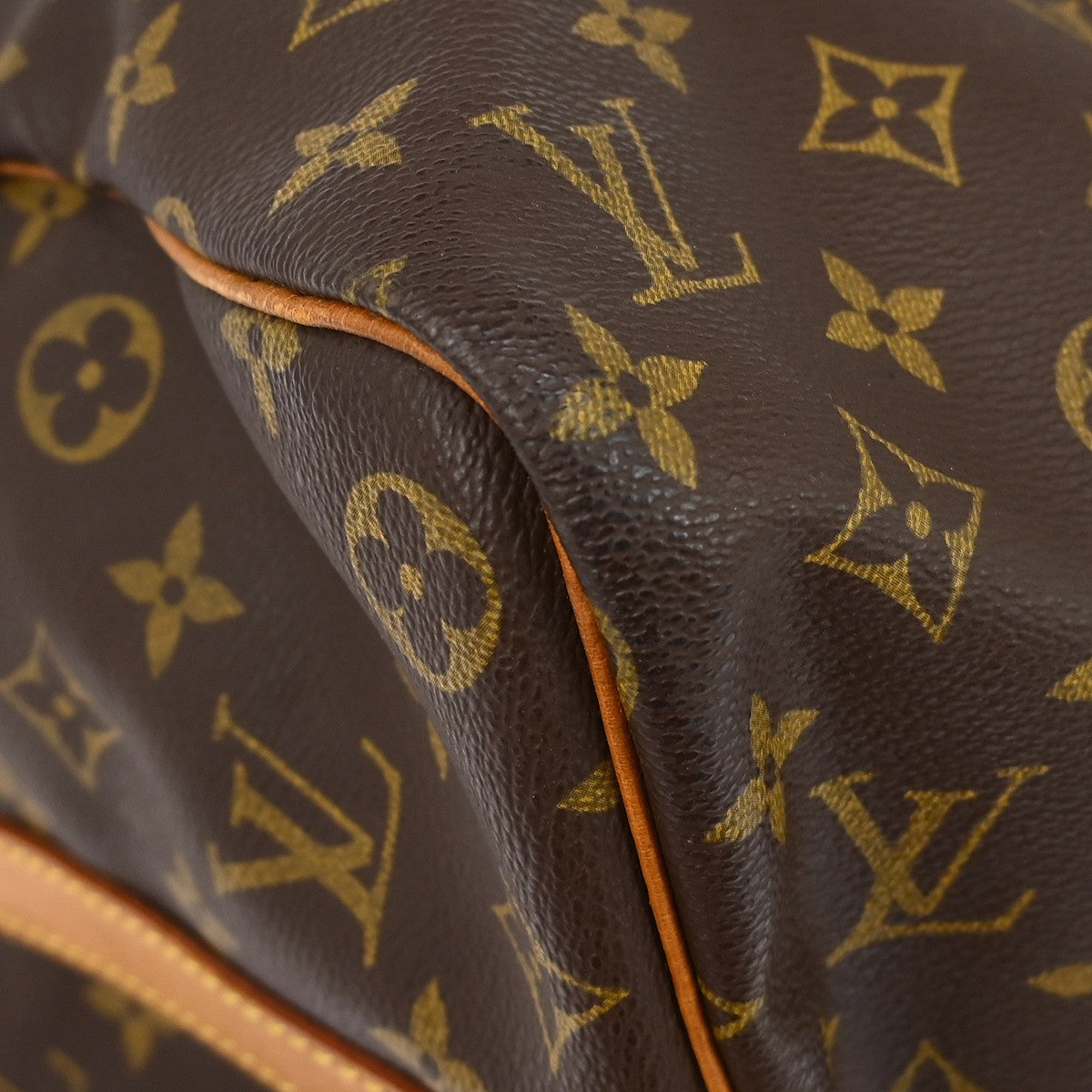 Louis Vuitton Keepall Bandoulière Monogram, Brown, Canvas, Travel Bag