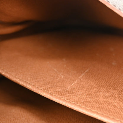 Louis Vuitton Cartouchiere Monogram, Brown, Canvas, Shoulder Bag
