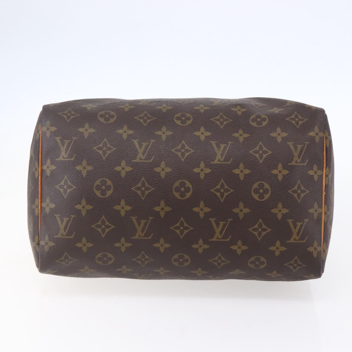 Louis Vuitton Speedy Handbag Monogram Canvas, BROWN, CANVAS, Handbag