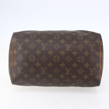 Louis Vuitton Speedy Handbag Monogram Canvas, BROWN, CANVAS, Handbag