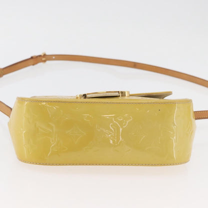 Louis Vuitton Bellflower Monogram Vernis, Yellow, Patent Leather, Shoulder Bag