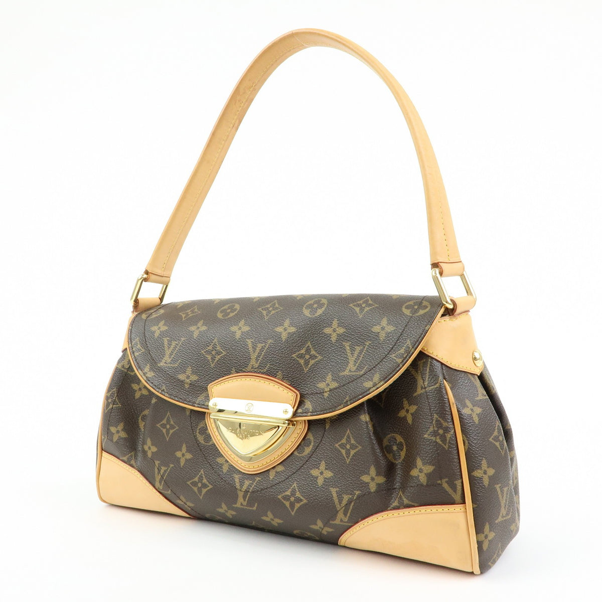 Louis Vuitton Beverly Monogram Canvas, Brown, Canvas, Handbag