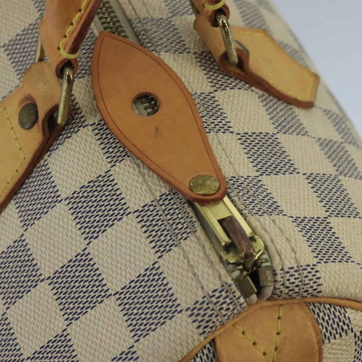 Louis Vuitton Speedy 30, White, Canvas, handbag