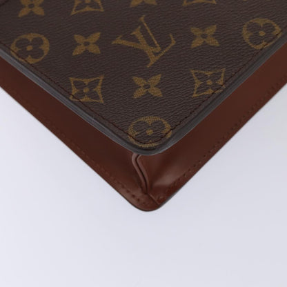 Louis Vuitton Pochette A4, Brown, Canvas, clutch