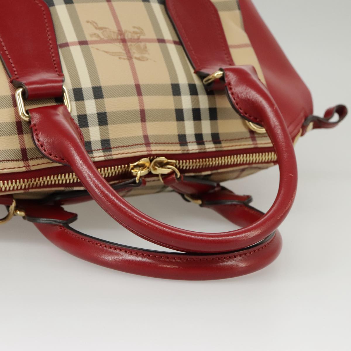 Burberry Nova Check, Beige, Canvas, handbag