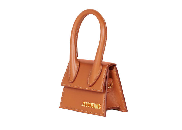 Jacquemus Le Grand Chiquito Bag Leather, BROWN, CALFSKIN, Handbag