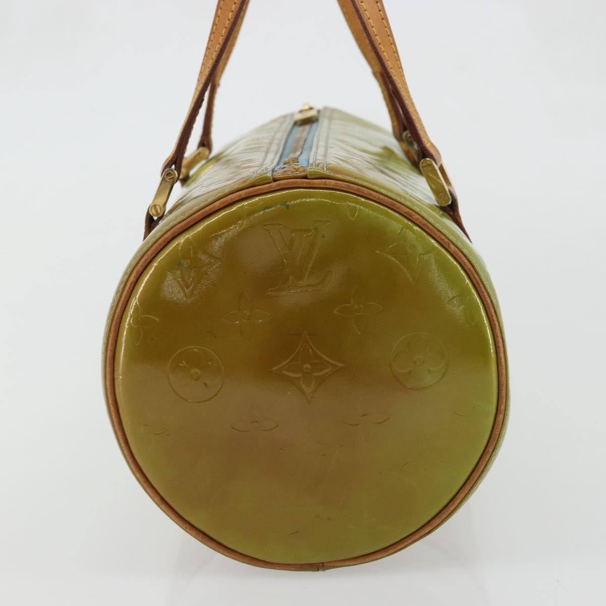 Louis Vuitton Bedford Monogram Vernis, Green, Patent Leather, Handbag