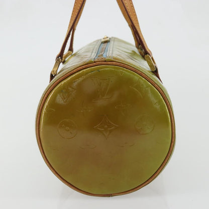 Louis Vuitton Bedford Monogram Vernis, Green, Patent Leather, Handbag