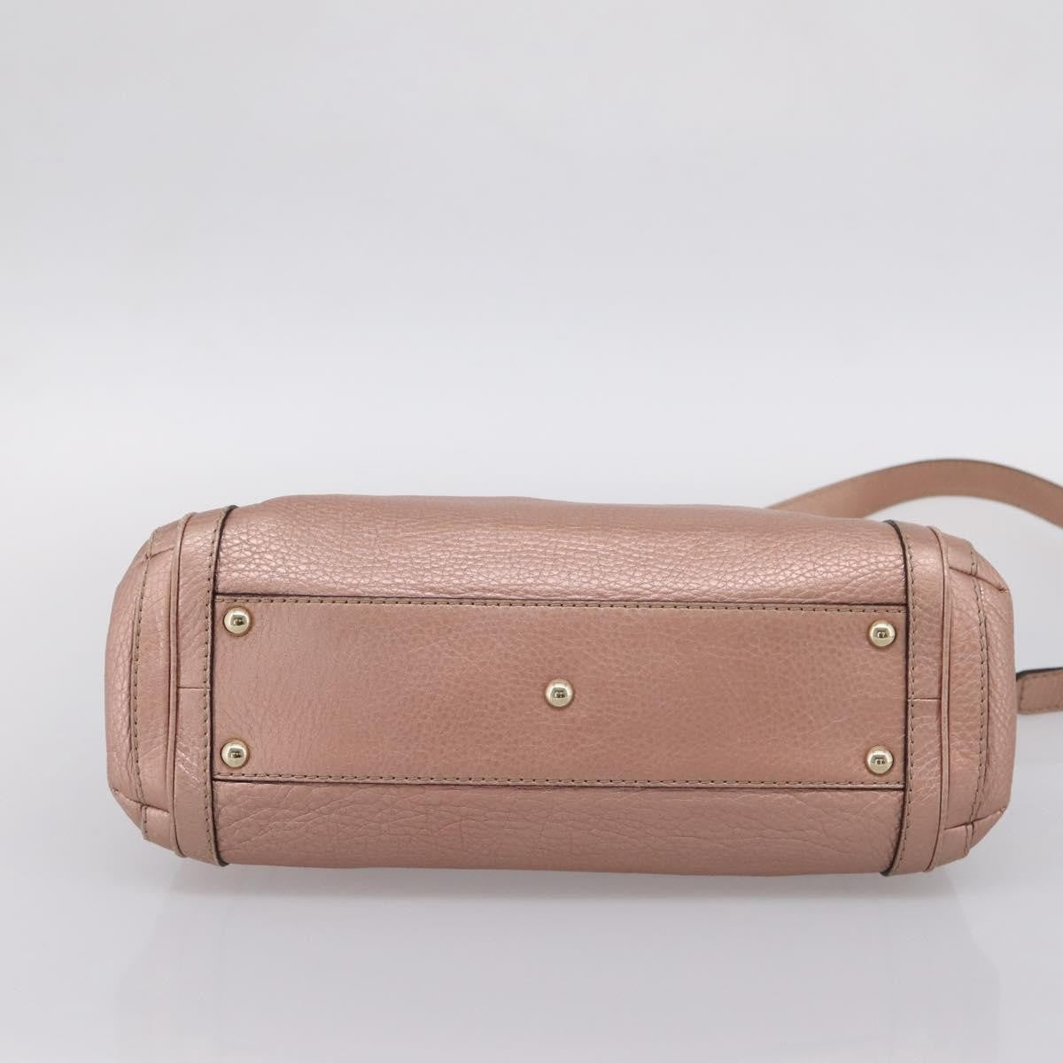 Gucci Bella Convertible Top Handle Leather, Pink, Leather, Handbag