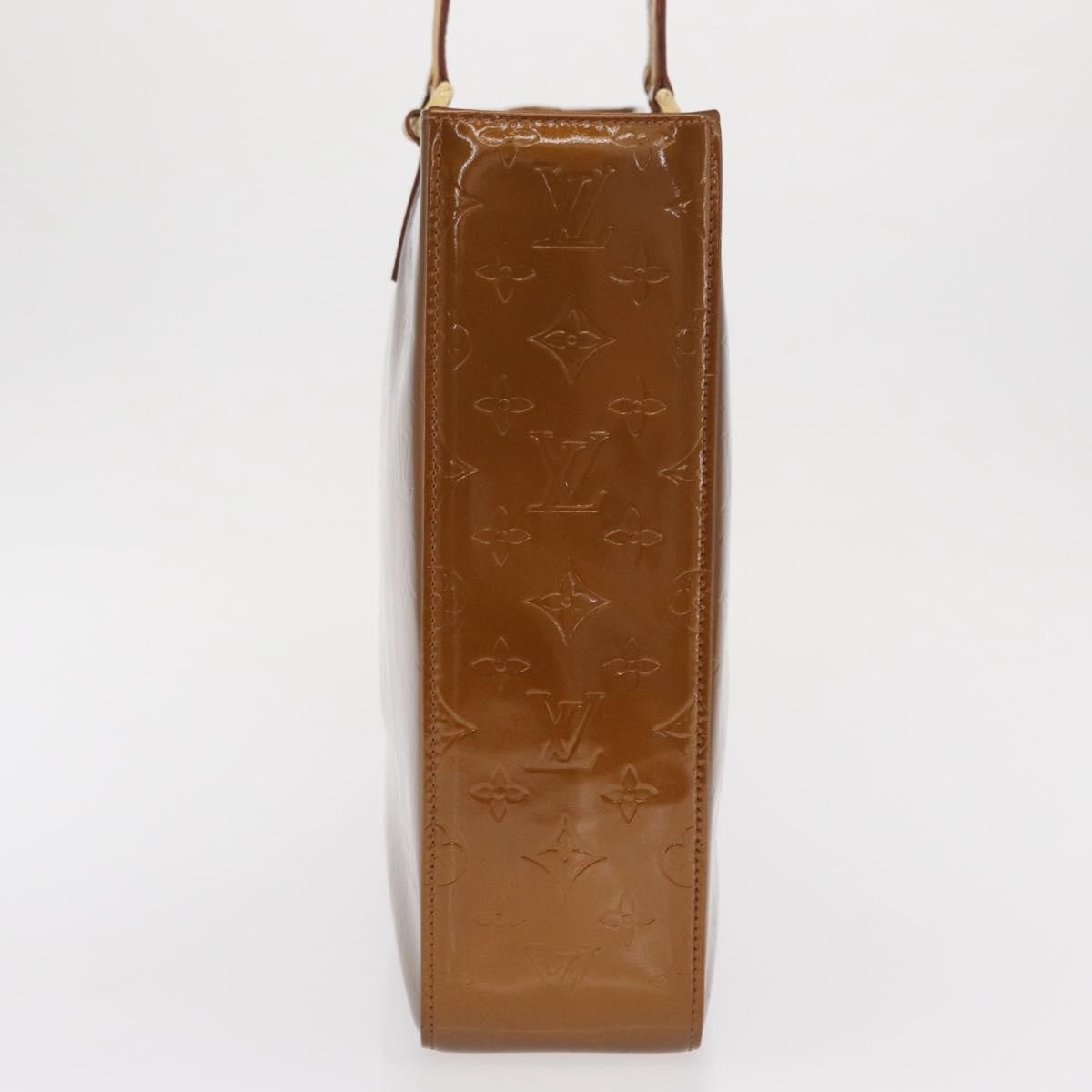 Louis Vuitton Columbus Monogram Vernis, Brown, Patent Leather, Handbag