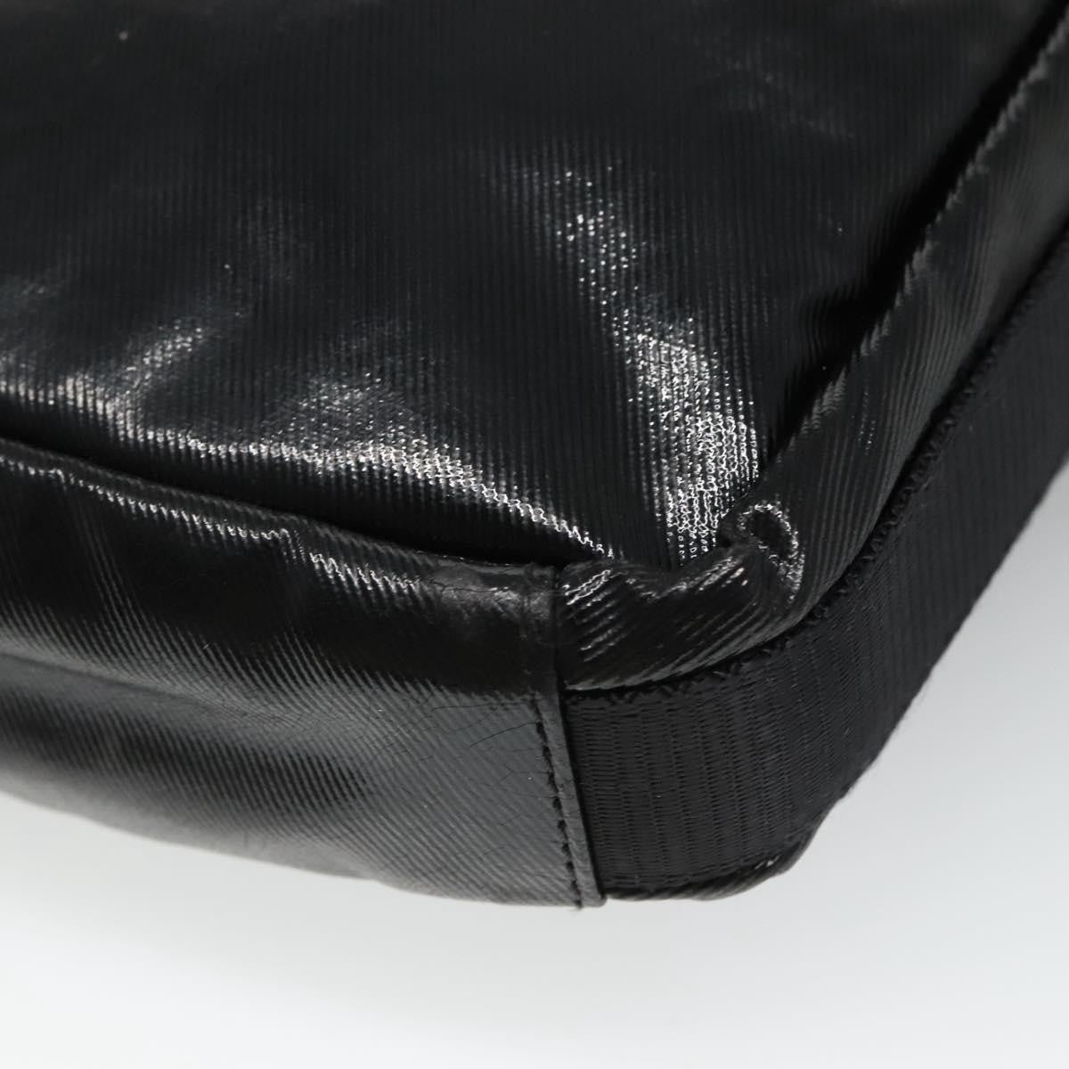 Chanel Sport Line Messenger Coated Canvas, Black, Canvas, Shoulder Bag