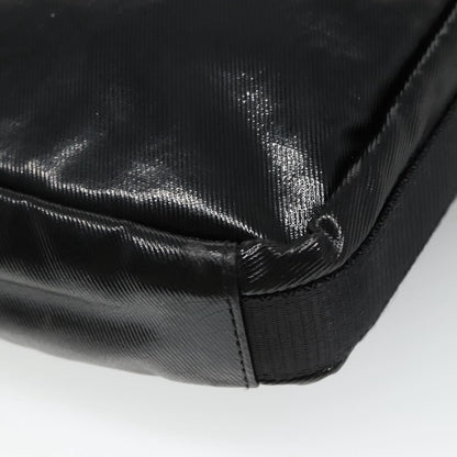 Chanel Sport Line Messenger Coated Canvas, Black, Canvas, Shoulder Bag