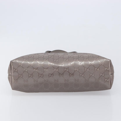 Gucci Tote GG Imprime, Silver, Canvas, Tote Bag