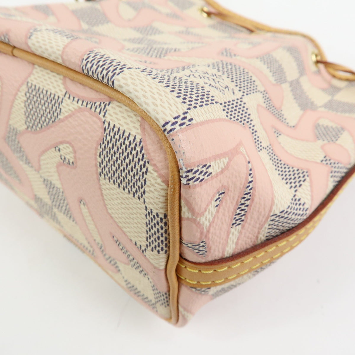 Louis Vuitton Noe Limited Edition Damier Tahitienne, White, Canvas, Shoulder Bag