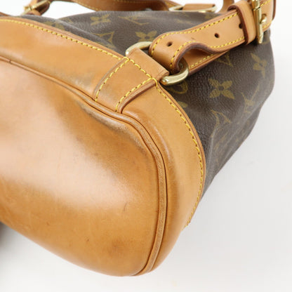 Louis Vuitton Vintage Montsouris Monogram Canvas, Brown, Canvas, Backpack