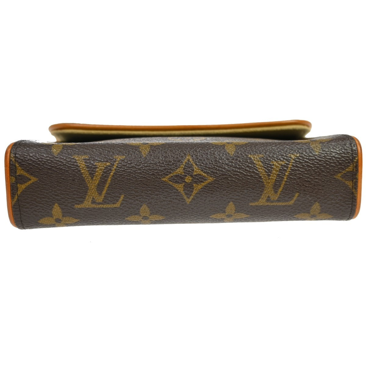 Louis Vuitton Florentine Canvas, Brown, Canvas, Clutch
