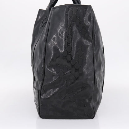 Gucci Indy Tote PVC Leather, Black, PVC, Tote Bag