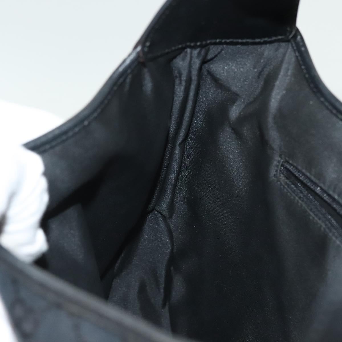 Gucci Jackie Original Shoulder Bag Diamante Coated Canvas, BLACK, CANVAS, Shoulder bag