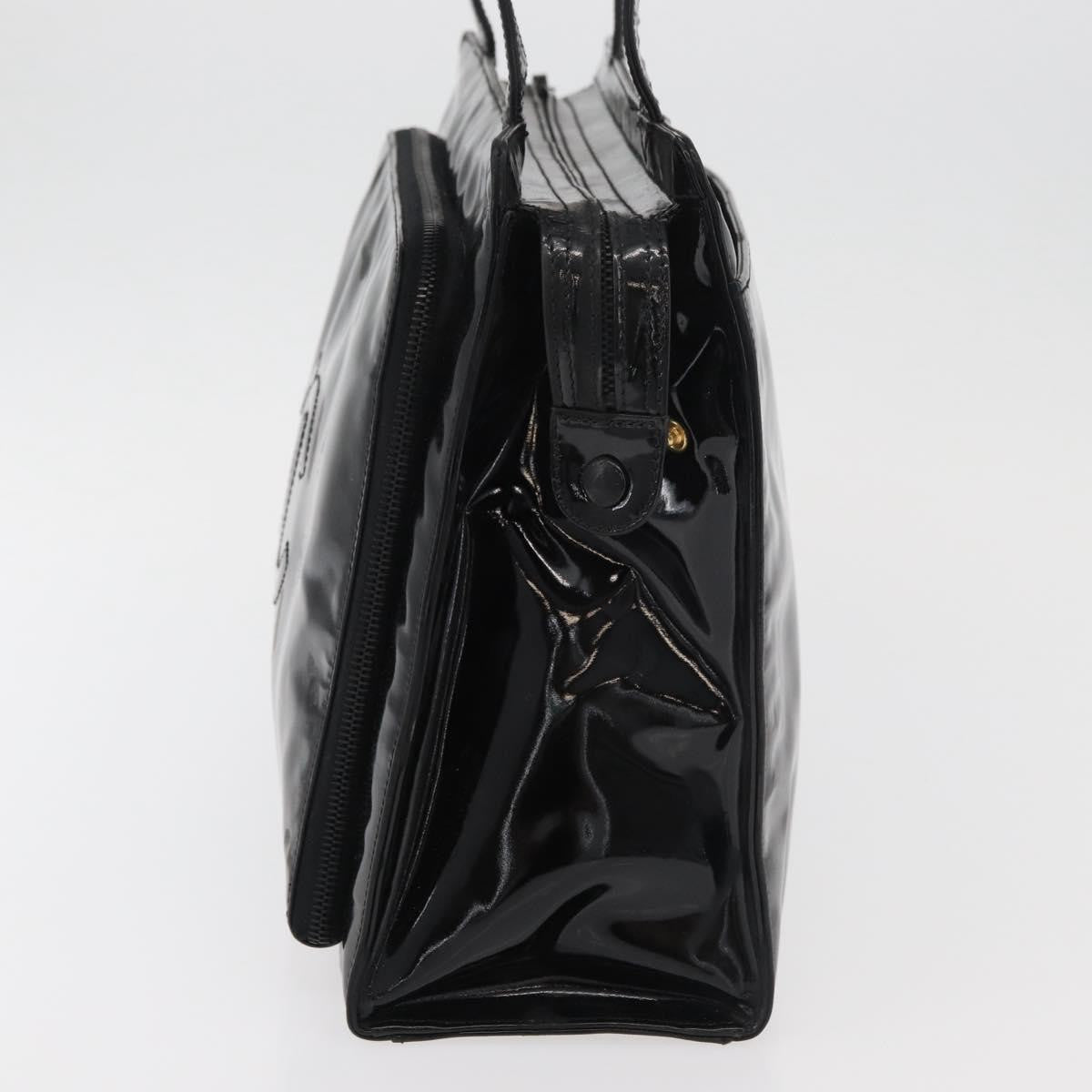 Chanel CC Shoulder Bag Patent leather, Black, Patent Leather, Shoulder Bag