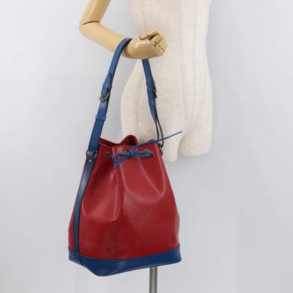 Louis Vuitton Bicolor Noe Epi Leather, Red, Leather, Shoulder Bag
