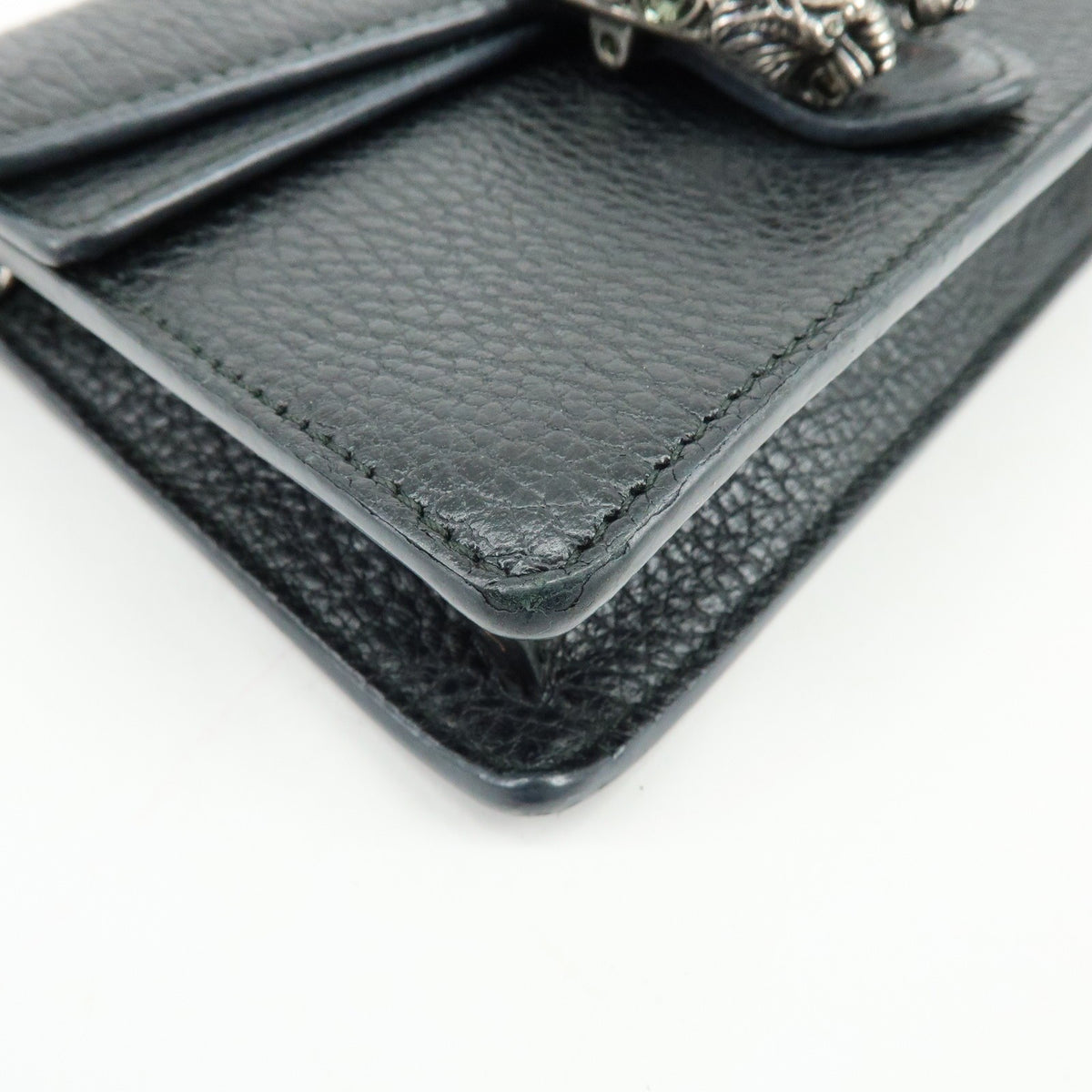 Gucci Dionysus Leather, Black, Leather, Handbag