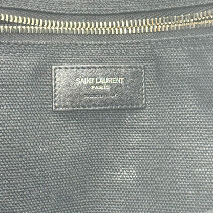Saint Laurent Rive Gauche Shopper Canvas, White, Canvas, Tote Bag