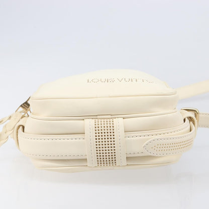 Louis Vuitton Bequia Trotter Messenger Nomade Leather, White, Leather, Shoulder Bag