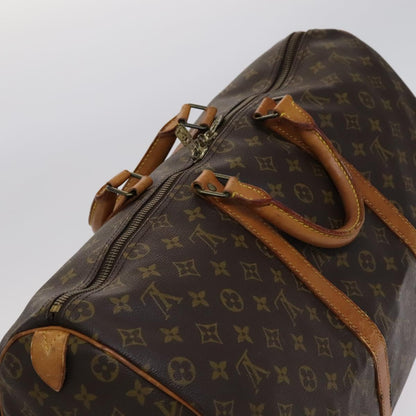 Louis Vuitton Keepall 50, Brown, Canvas, travel