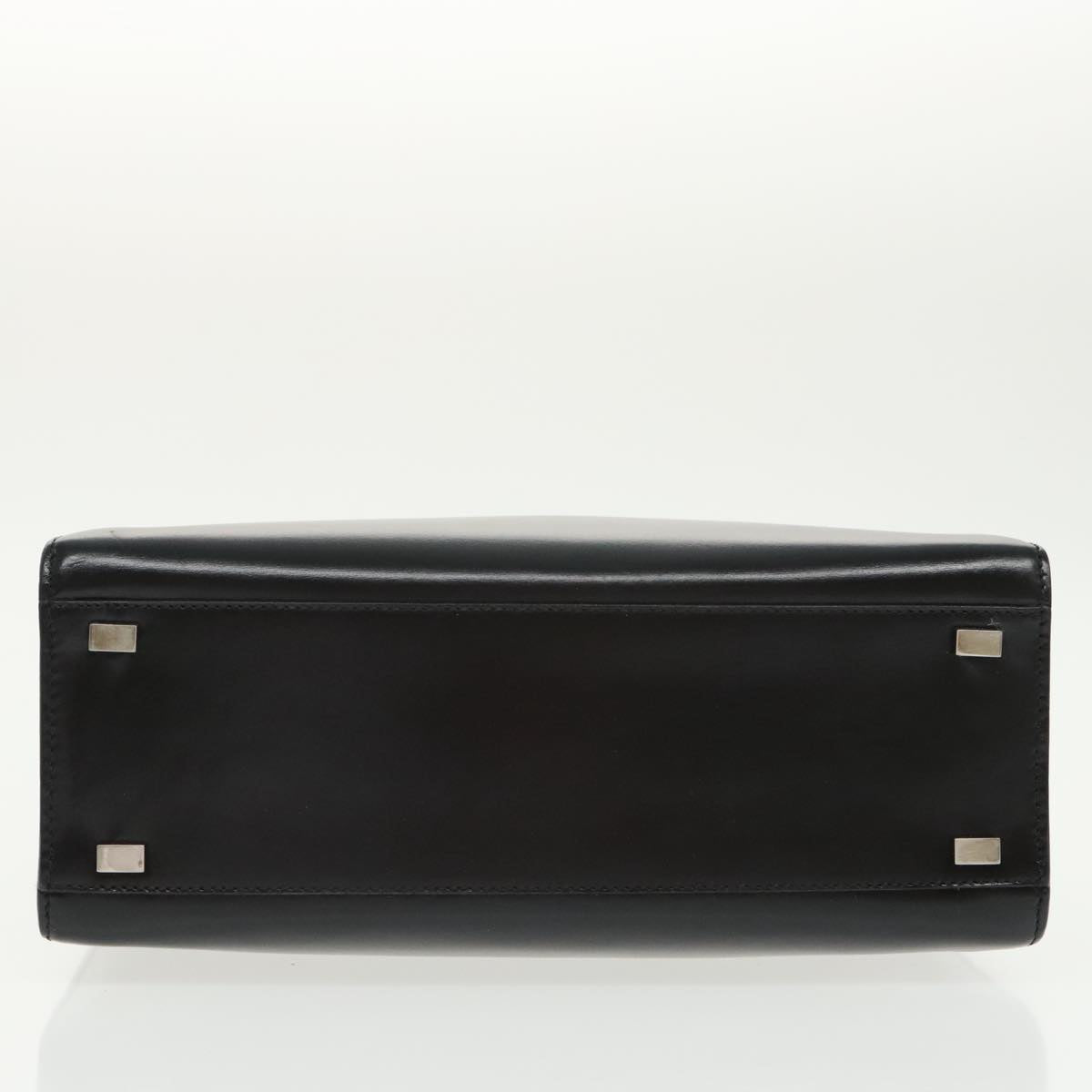 Céline Pinched, Black, Leather, handbag