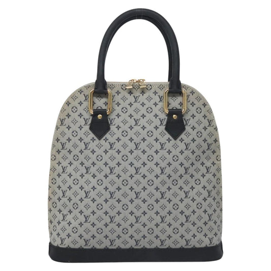 Louis Vuitton Alma, Grey, Canvas, handbag