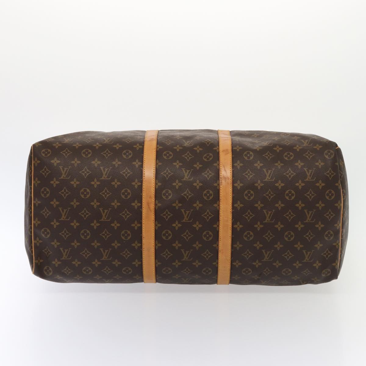 Louis Vuitton Keepall 60, Brown, Canvas, travel