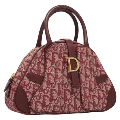 Dior Double Saddle, Red, Canvas, handbag