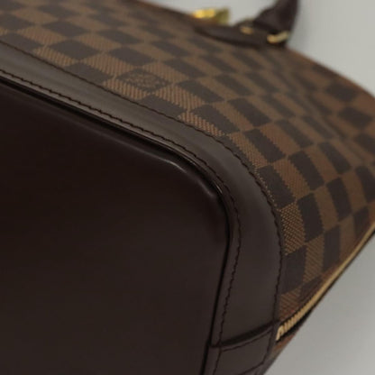 Louis Vuitton Alma, Brown, Canvas, handbag