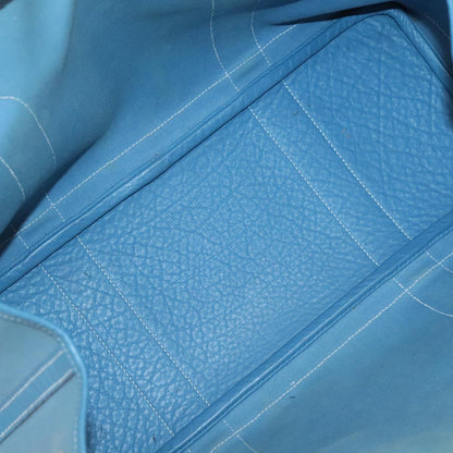 Hermès Garden Party, Blue, Canvas, tote