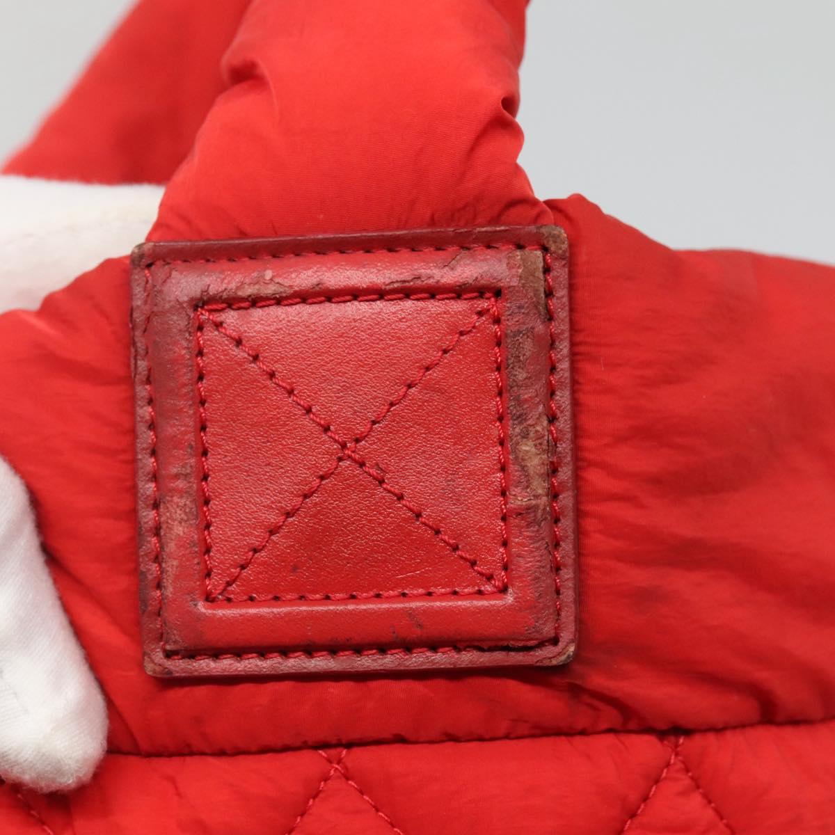 Chanel Coco Cocoon, Red, NYLON, tote