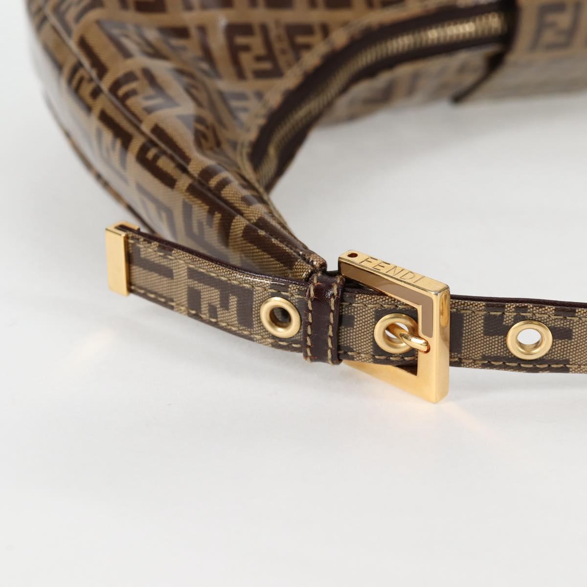 Fendi Zucchino, Brown, Canvas, handbag