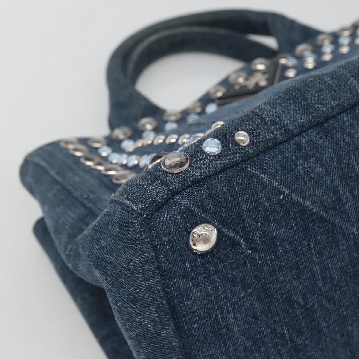 Prada Canapa, Blue, Denim - Jeans, tote