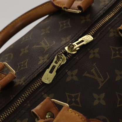 Louis Vuitton Keepall Bandoulière 60, Brown, Canvas, travel