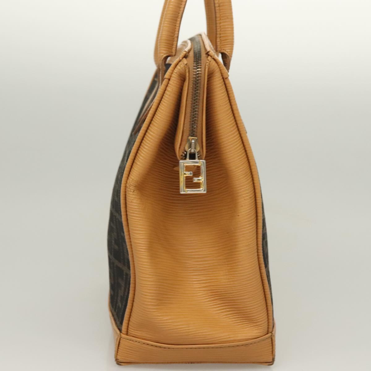 Fendi Zucca, Brown, Canvas, handbag