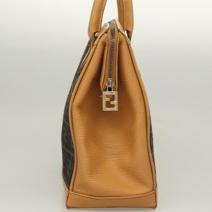 Fendi Zucca, Brown, Canvas, handbag