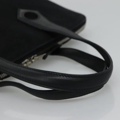 Hermès Heeboo, Black, Canvas, handbag