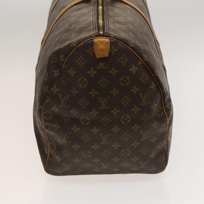 Louis Vuitton Keepall 60, Brown, Canvas, travel