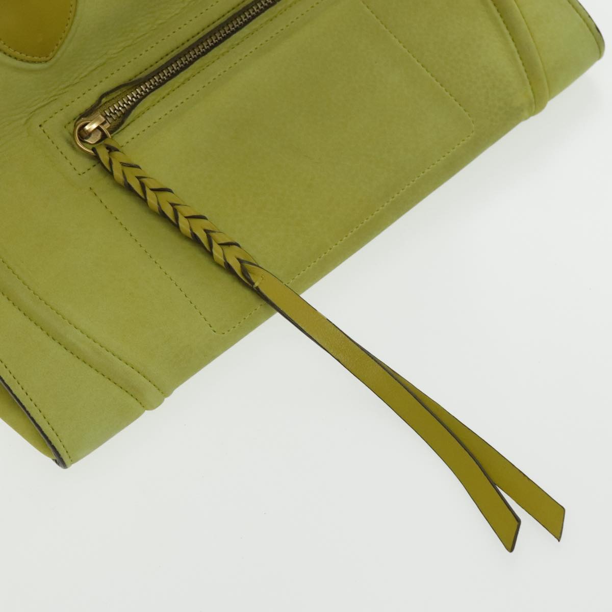 Céline Luggage, Green, Leather, handbag