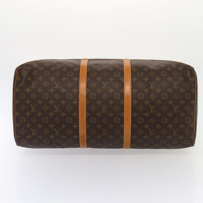 Louis Vuitton Keepall 60, Brown, Canvas, travel