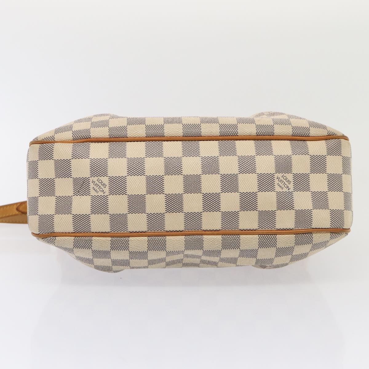 Louis Vuitton Siracusa, White, Canvas, shoulder