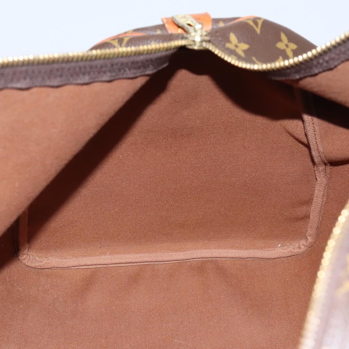 Louis Vuitton Keepall 55, Brown, Canvas, travel