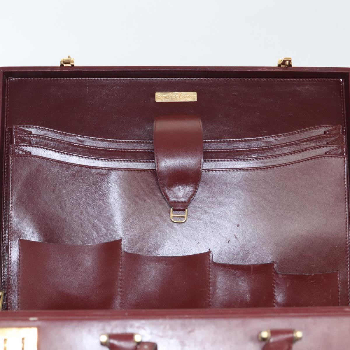 Cartier Must line, Burgundy, Leather, travel