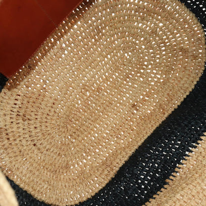 Balenciaga Vintage handbag Leather, "BEIGE,BLACK", LEATHER,WOOD, Handbag