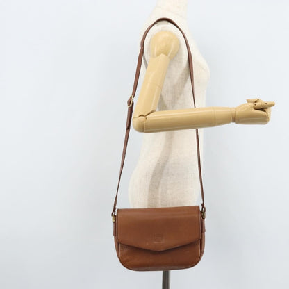 Burberry Flap Shoulder Leather, Brown, Leather, Shoulder Bag